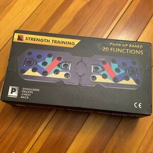 Powerfit Strength Training Push Up Board - Multicolor